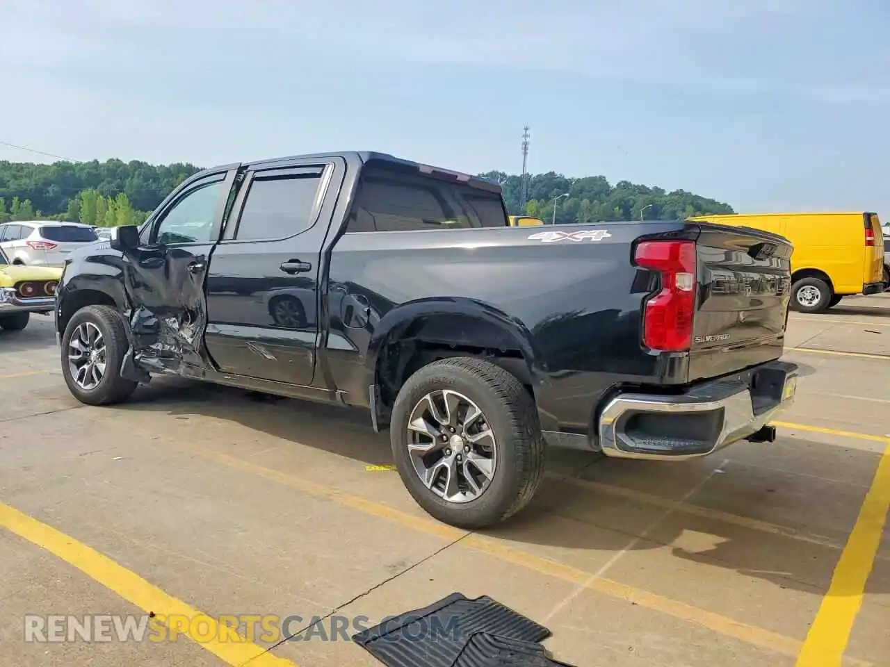 2 Photograph of a damaged car 1GCPDKEK0PZ207387 CHEVROLET SILVERADO 2023