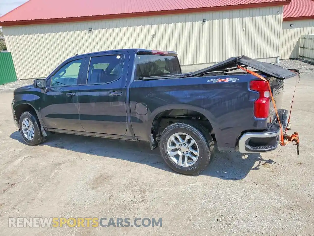 2 Photograph of a damaged car 1GCPDKEK4PZ123556 CHEVROLET SILVERADO 2023