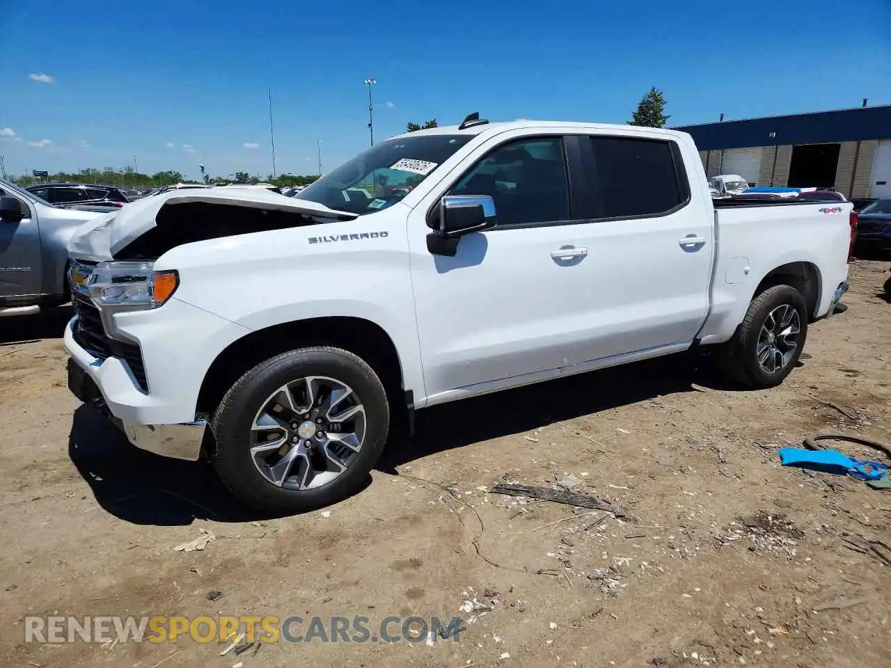 1 fotografías del automóvil dañado 1GCPDKEK4PZ287681 CHEVROLET SILVERADO 2023