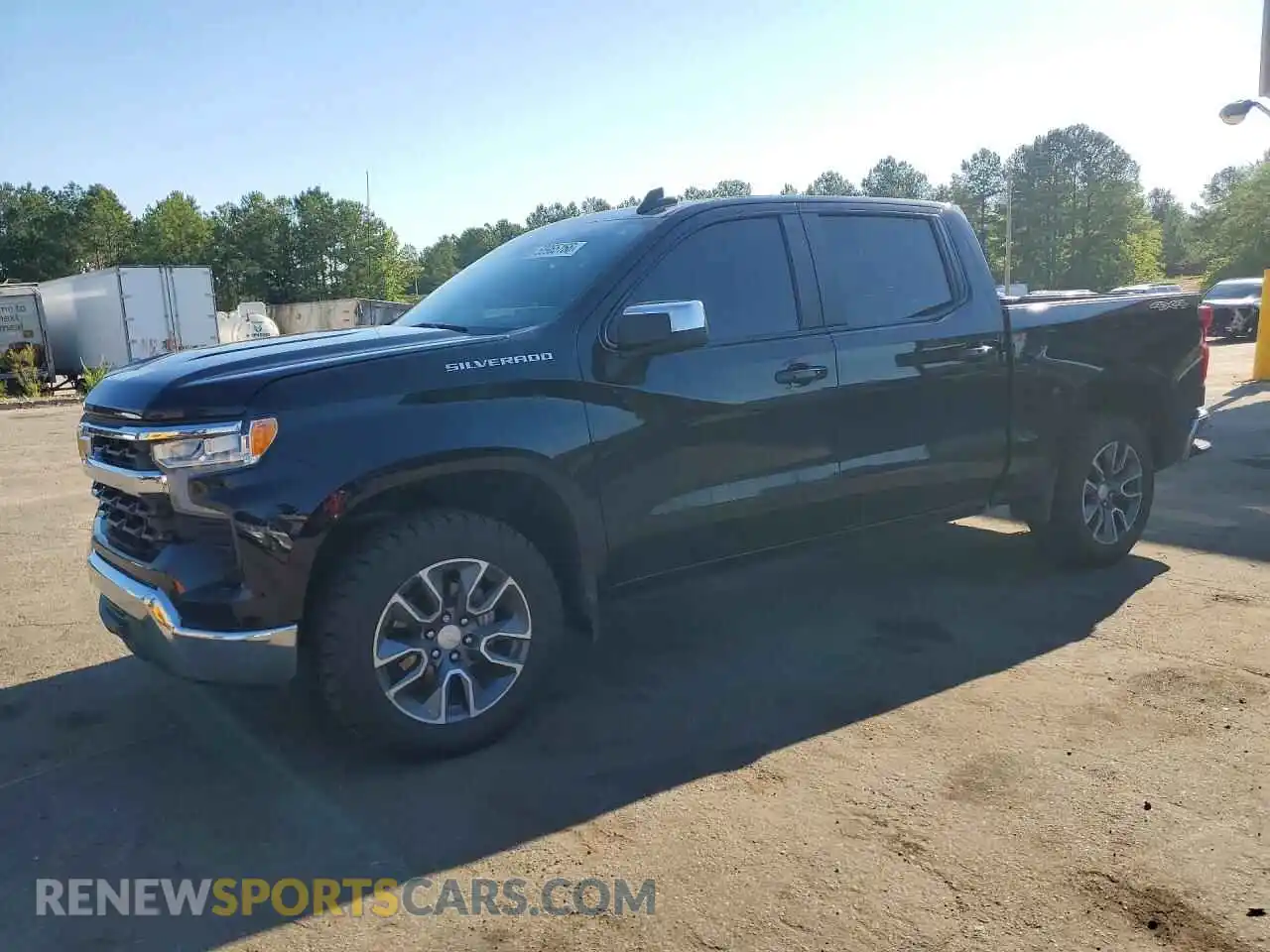 1 Photograph of a damaged car 1GCPDKEK6PZ161838 CHEVROLET SILVERADO 2023