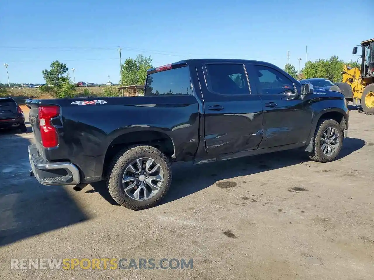 3 Photograph of a damaged car 1GCPDKEK6PZ161838 CHEVROLET SILVERADO 2023