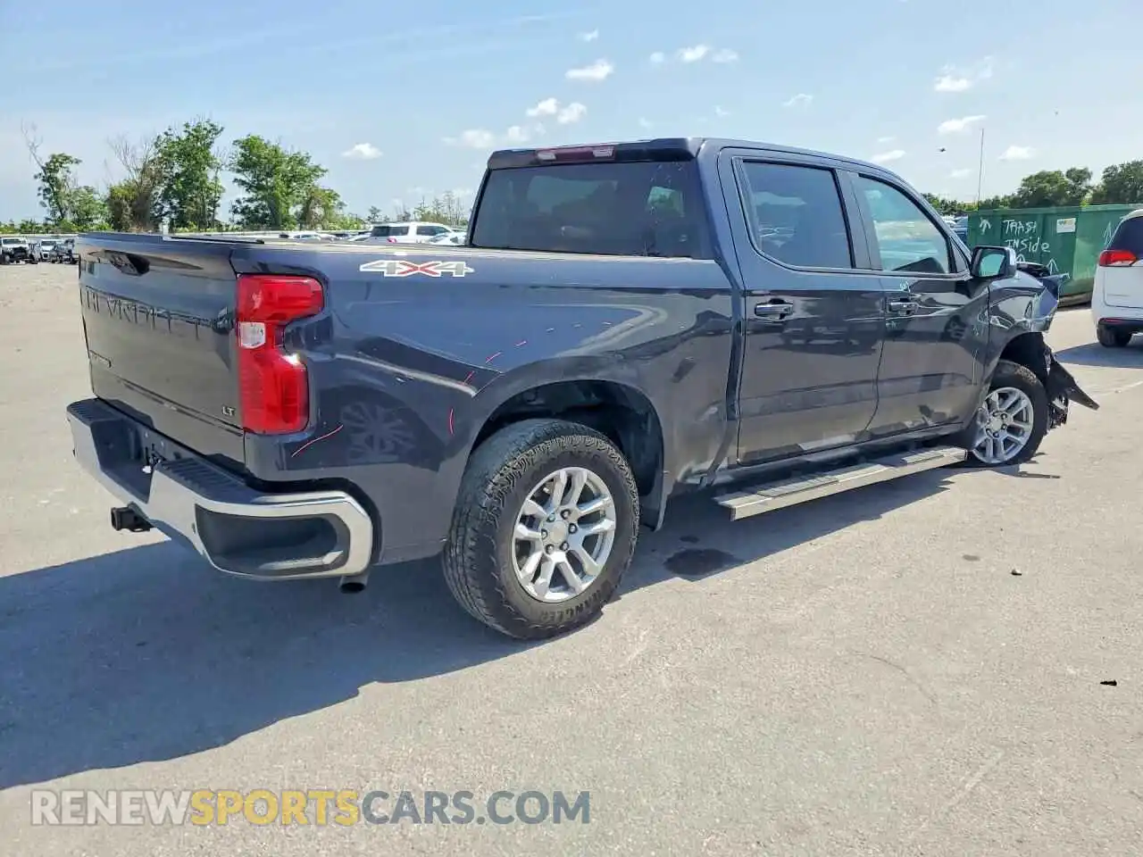 3 Photograph of a damaged car 1GCPDKEK6PZ207703 CHEVROLET SILVERADO 2023