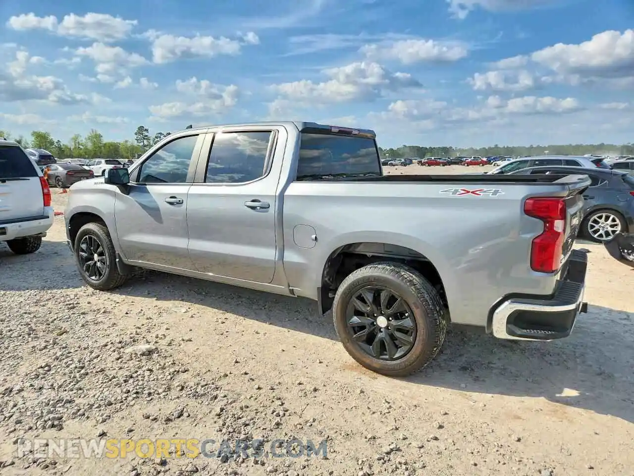 2 Фотография поврежденного автомобиля 1GCPDKEK6PZ227076 CHEVROLET SILVERADO 2023