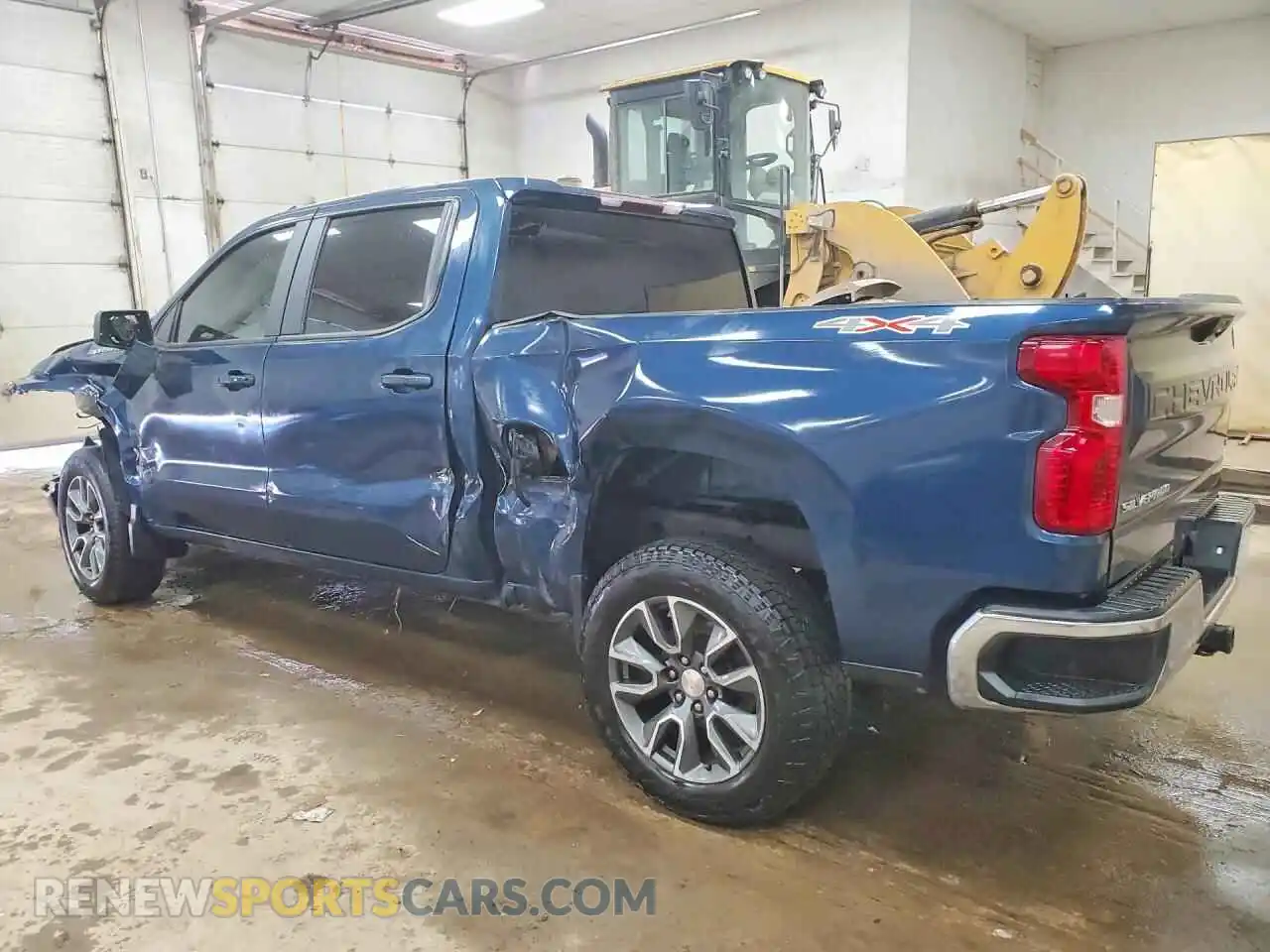 2 Photograph of a damaged car 1GCPDKEK9PZ109085 CHEVROLET SILVERADO 2023