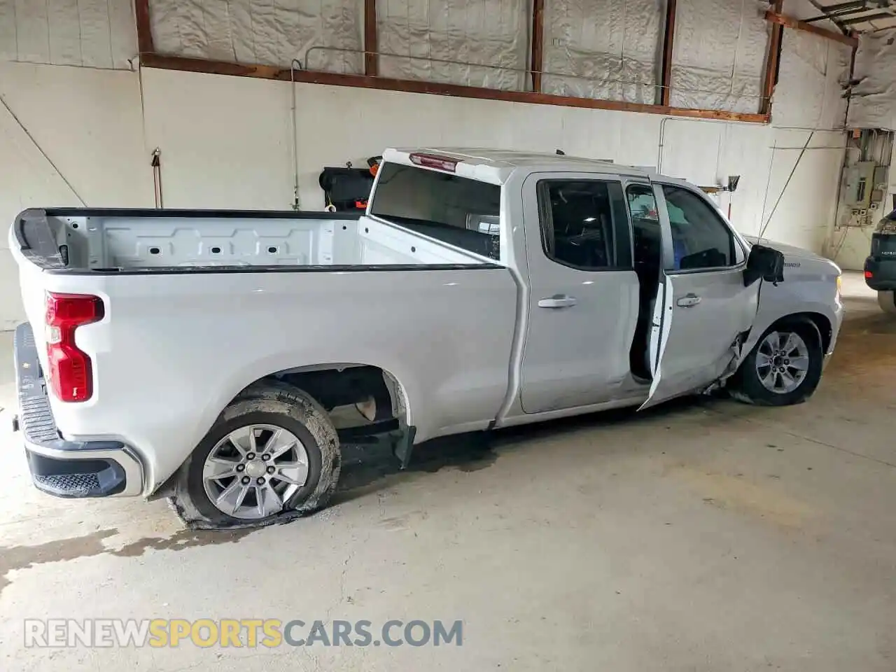3 Photograph of a damaged car 1GCRACED4PZ323846 CHEVROLET SILVERADO 2023