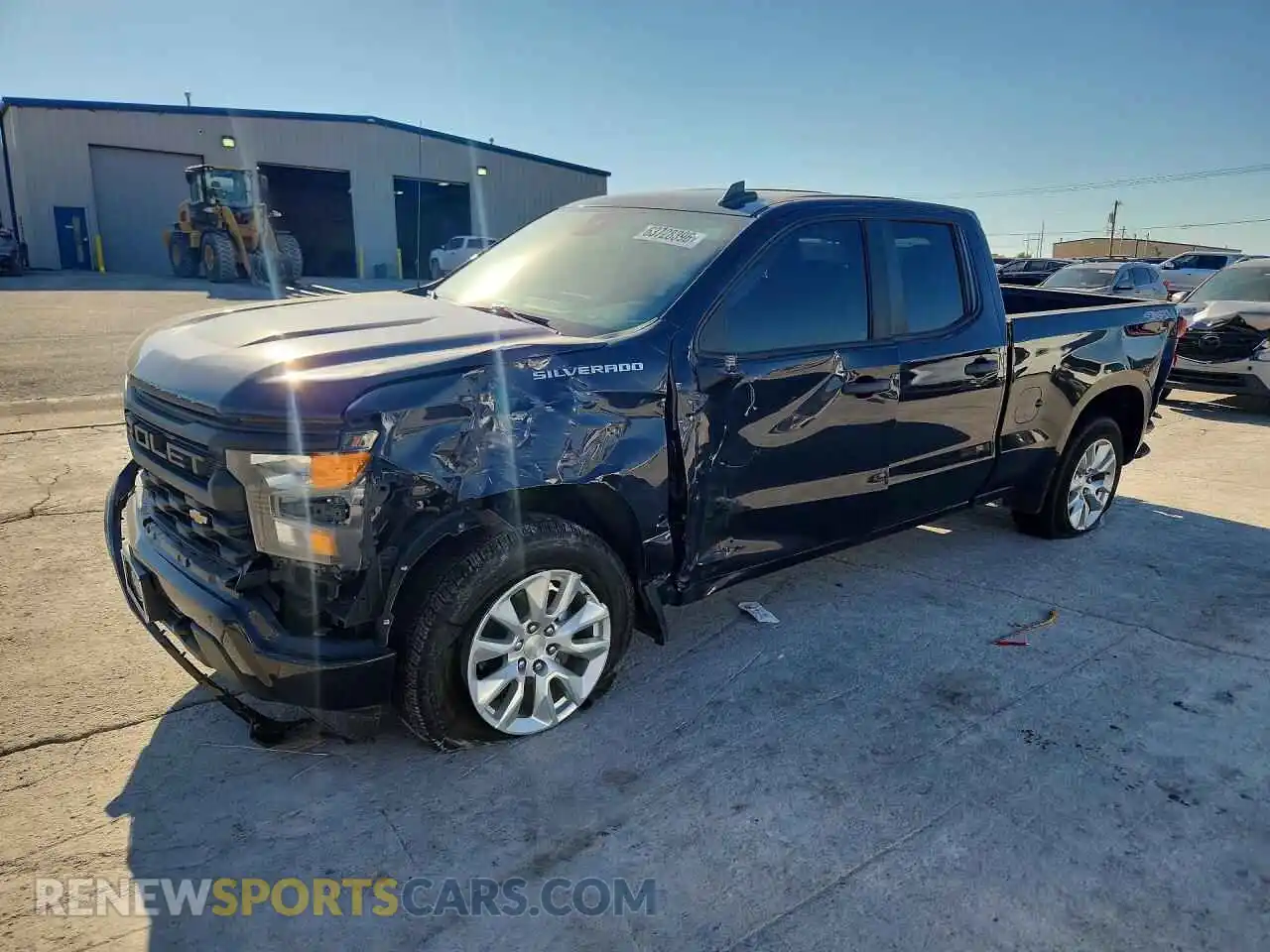 1 fotografías del automóvil dañado 1GCRDBEK5PZ282207 CHEVROLET SILVERADO 2023