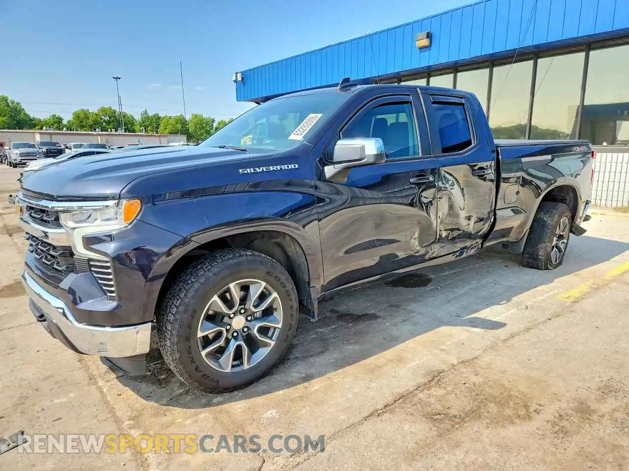 1 fotografías del automóvil dañado 1GCRDKEK6PZ263195 CHEVROLET SILVERADO 2023