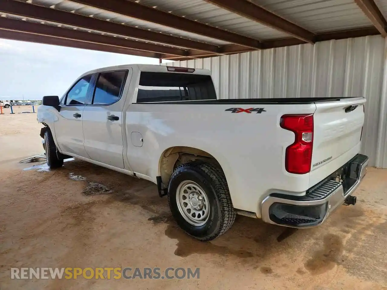 2 Photograph of a damaged car 1GCUDAED0PZ114433 CHEVROLET SILVERADO 2023