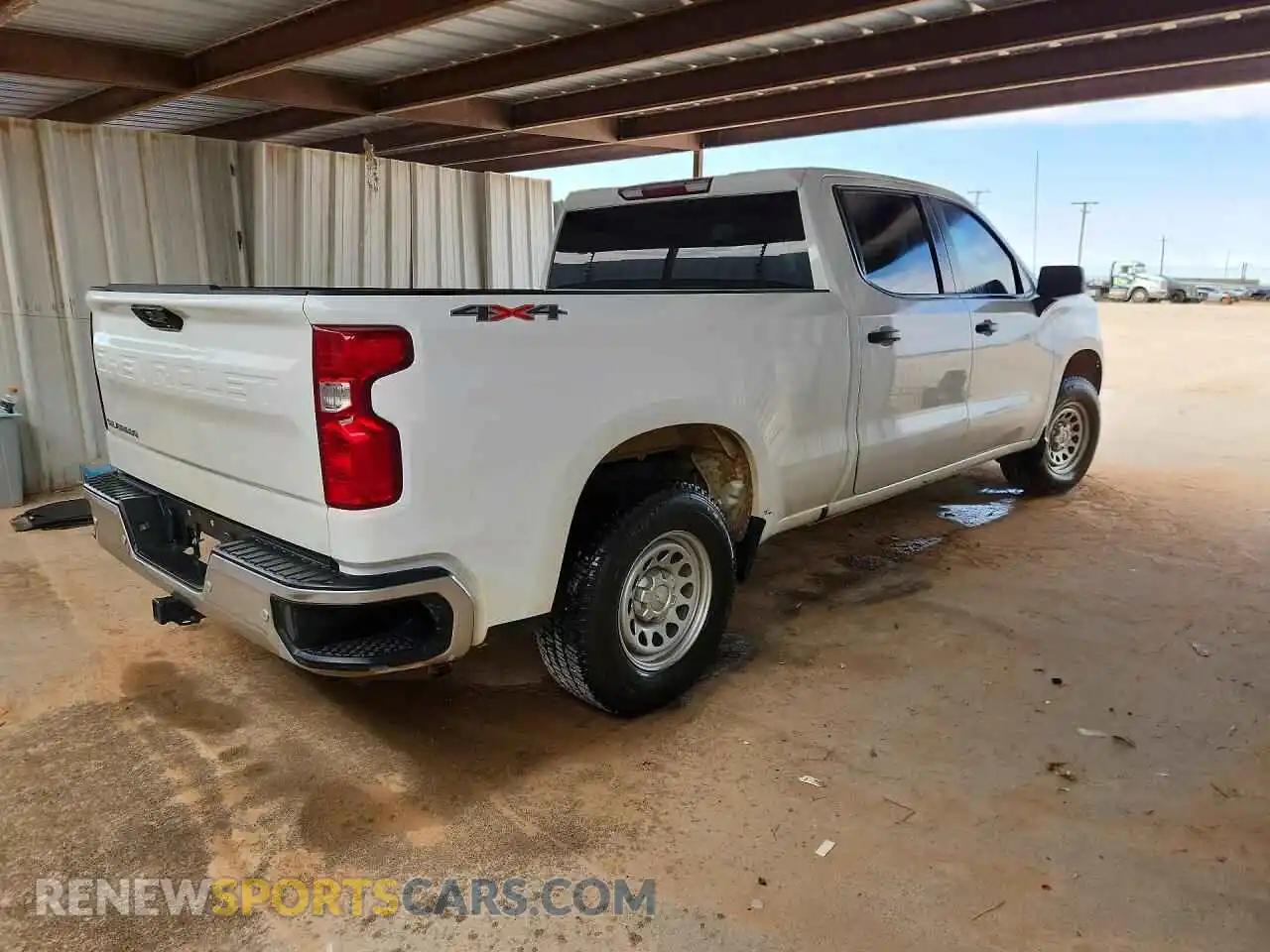 3 Photograph of a damaged car 1GCUDAED0PZ114433 CHEVROLET SILVERADO 2023