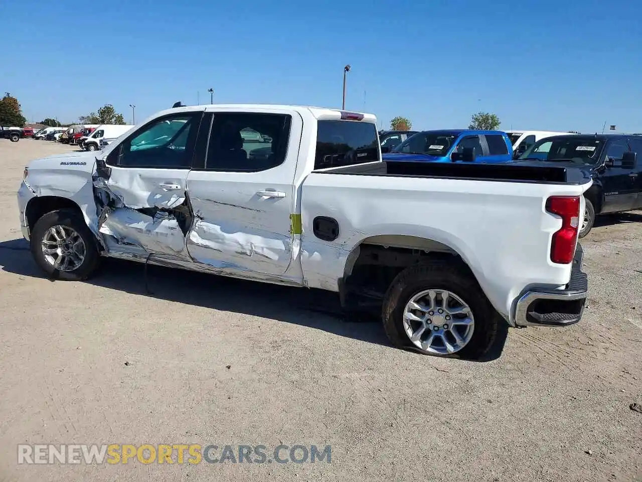 2 Photograph of a damaged car 1GCUDDED6PZ231757 CHEVROLET SILVERADO 2023