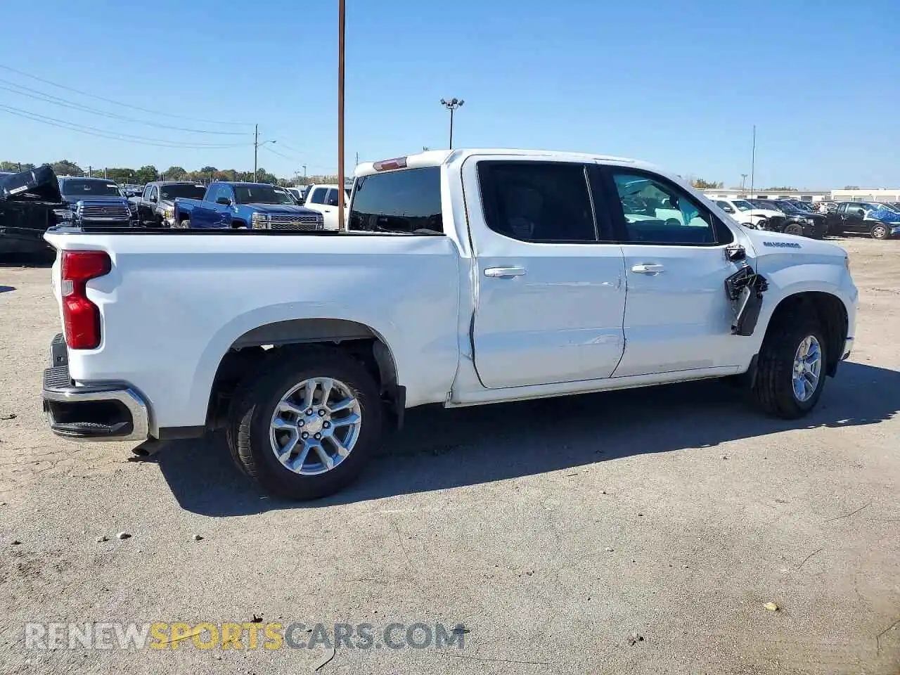 3 Photograph of a damaged car 1GCUDDED6PZ231757 CHEVROLET SILVERADO 2023