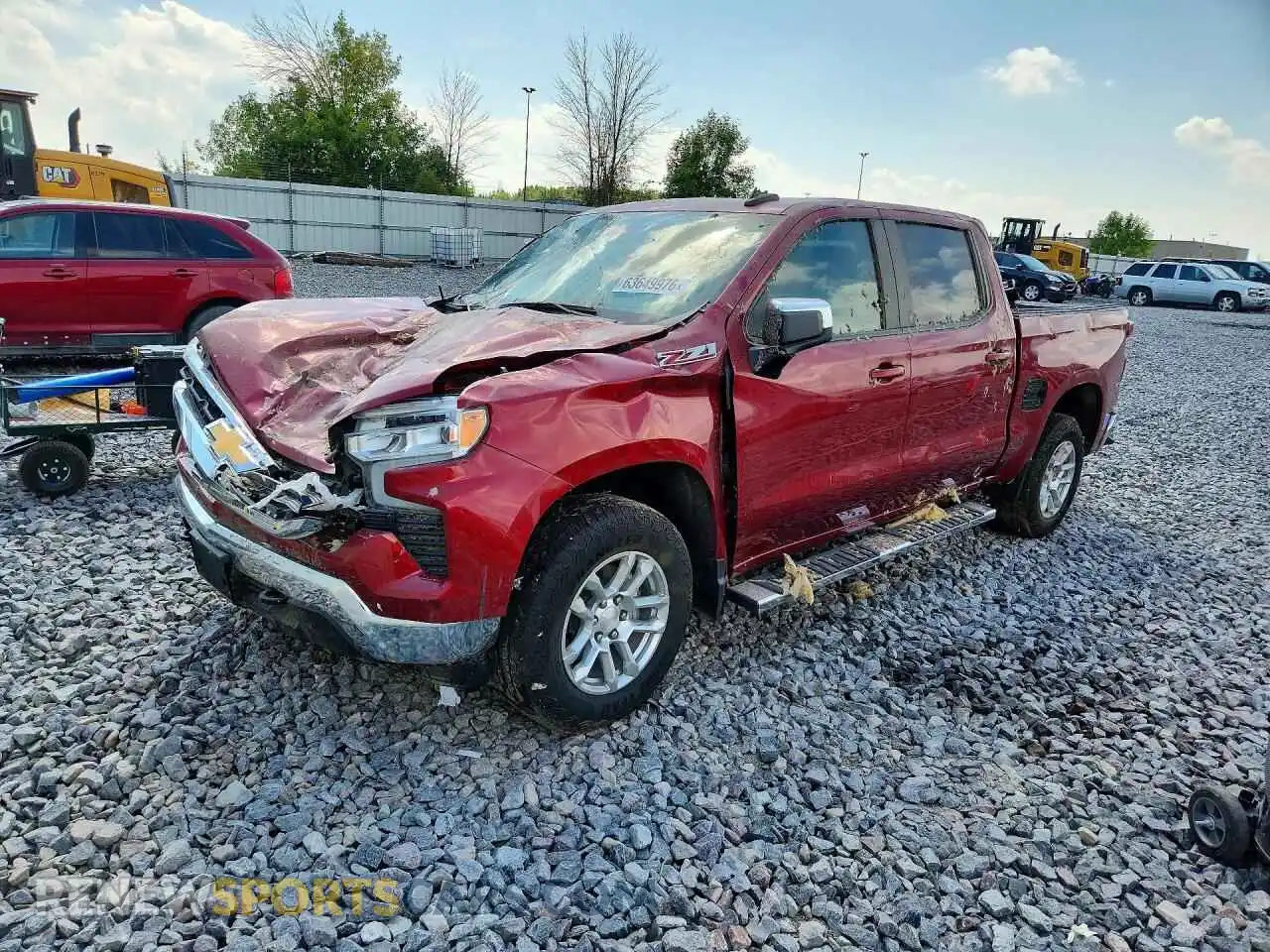 1 Фотография поврежденного автомобиля 1GCUDDED9PZ223572 CHEVROLET SILVERADO 2023