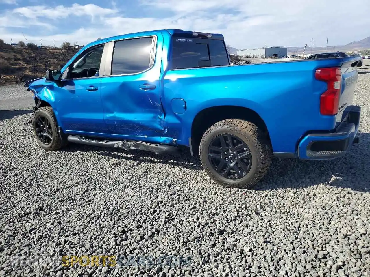2 Photograph of a damaged car 1GCUDEE82PZ193856 CHEVROLET SILVERADO 2023