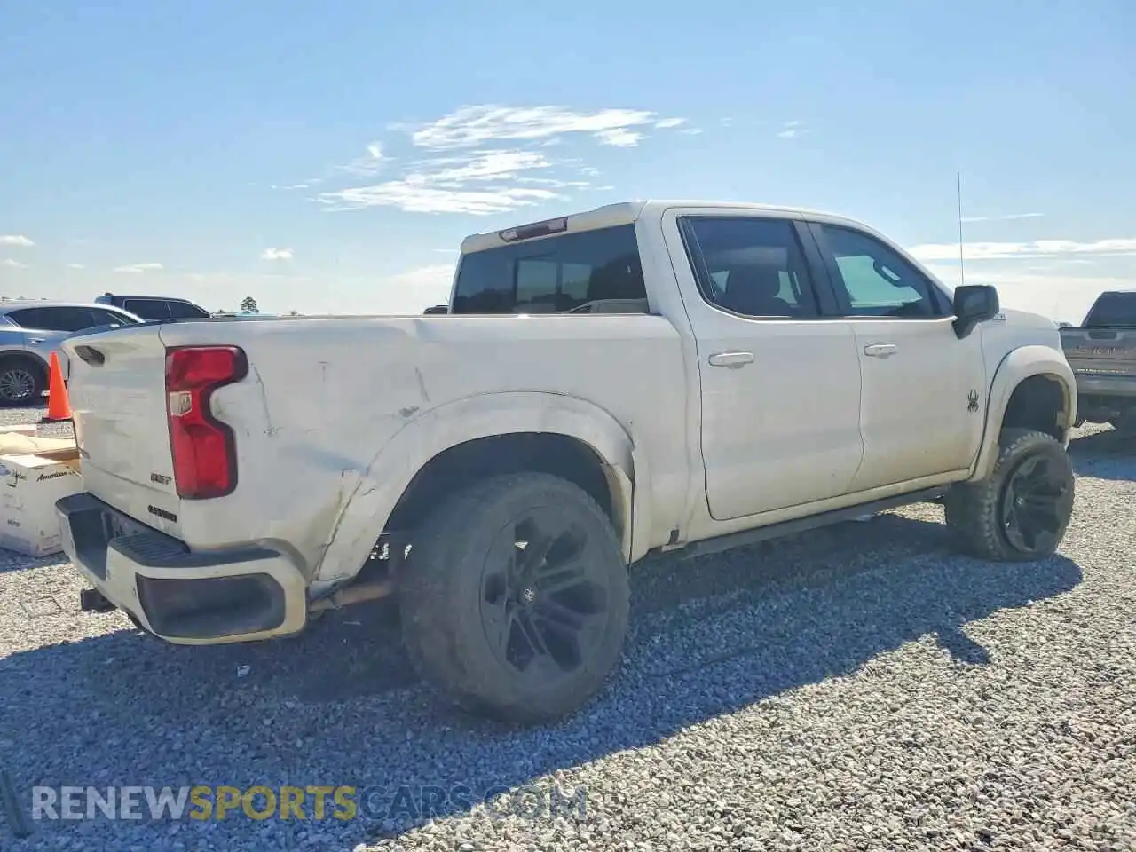 3 Photograph of a damaged car 1GCUDEED3PZ299519 CHEVROLET SILVERADO 2023