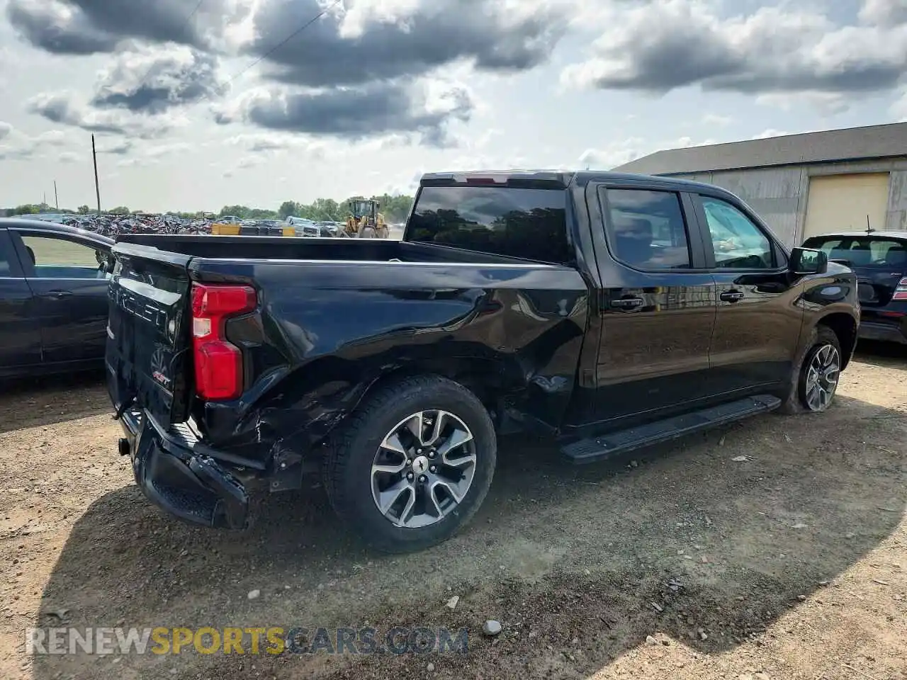 3 fotografías del automóvil dañado 1GCUDEED5PZ320015 CHEVROLET SILVERADO 2023