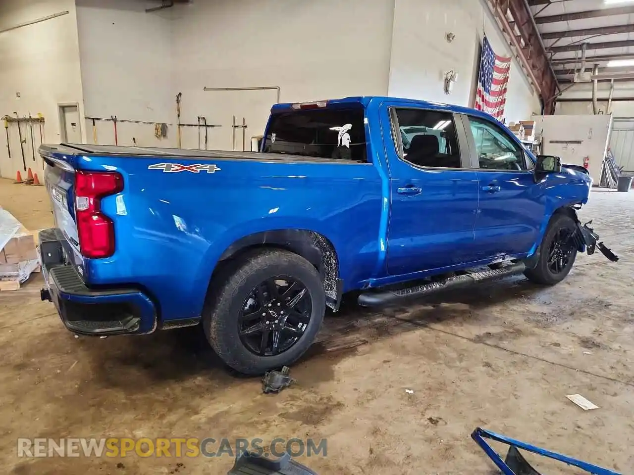 3 fotografías del automóvil dañado 1GCUDEED6PZ312019 CHEVROLET SILVERADO 2023