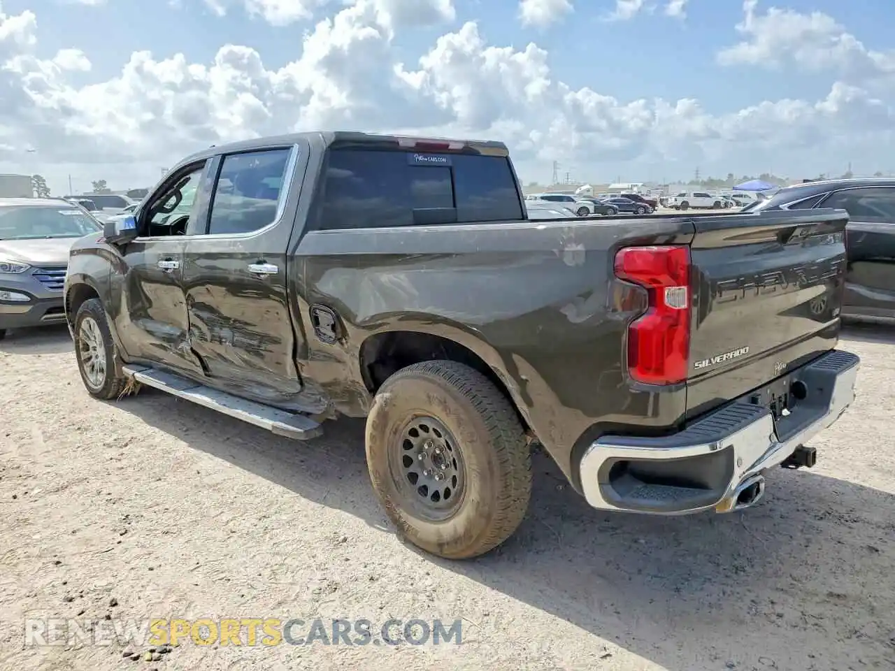 2 Photograph of a damaged car 1GCUDGE82PZ185204 CHEVROLET SILVERADO 2023