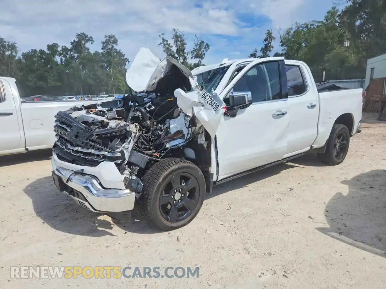 1 fotografías del automóvil dañado 1GCUDGE82PZ316356 CHEVROLET SILVERADO 2023
