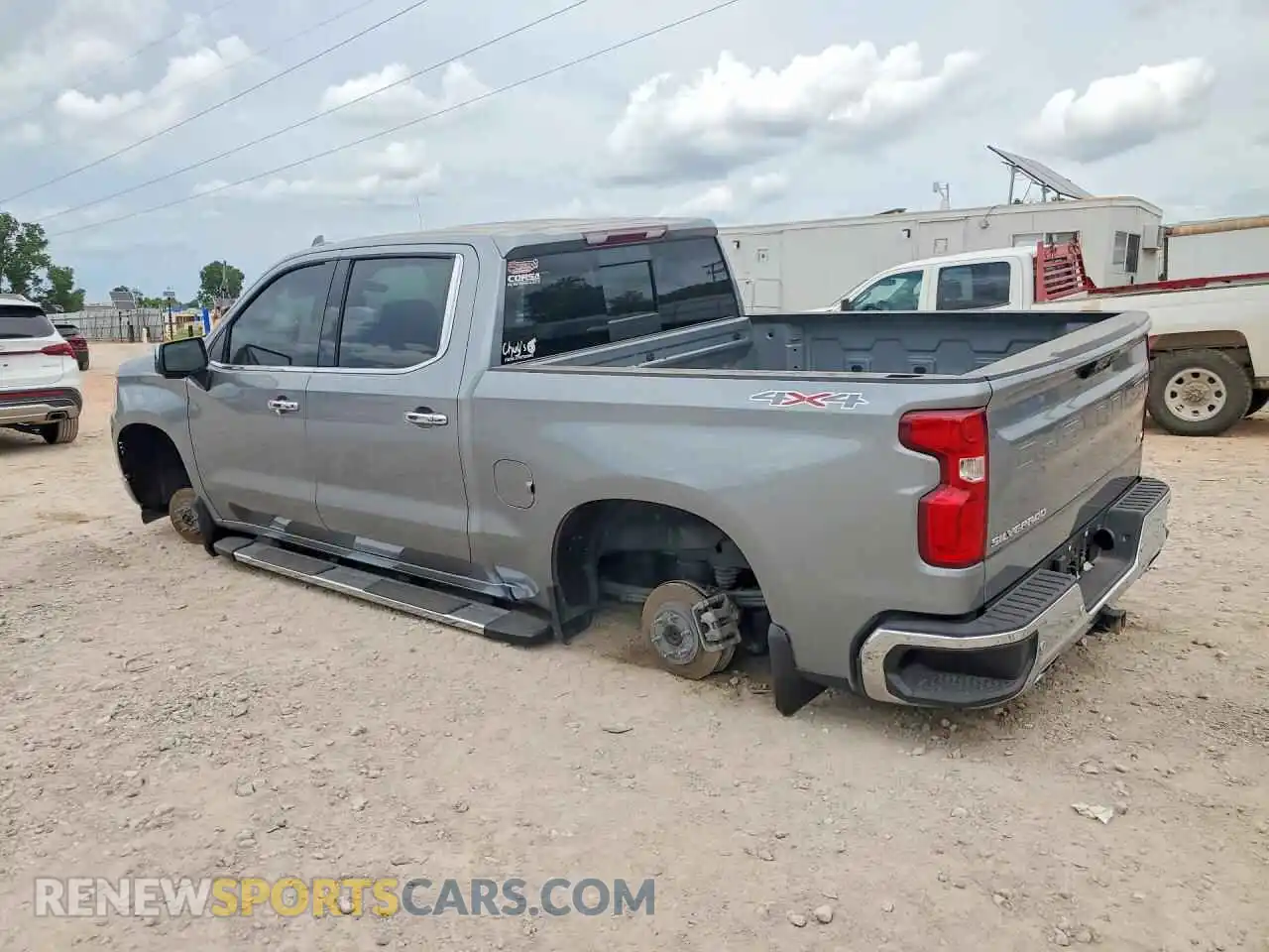 2 Photograph of a damaged car 1GCUDGEL4PZ246704 CHEVROLET SILVERADO 2023