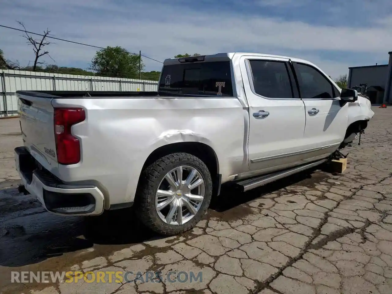 3 Photograph of a damaged car 1GCUDJE85PZ127309 CHEVROLET SILVERADO 2023