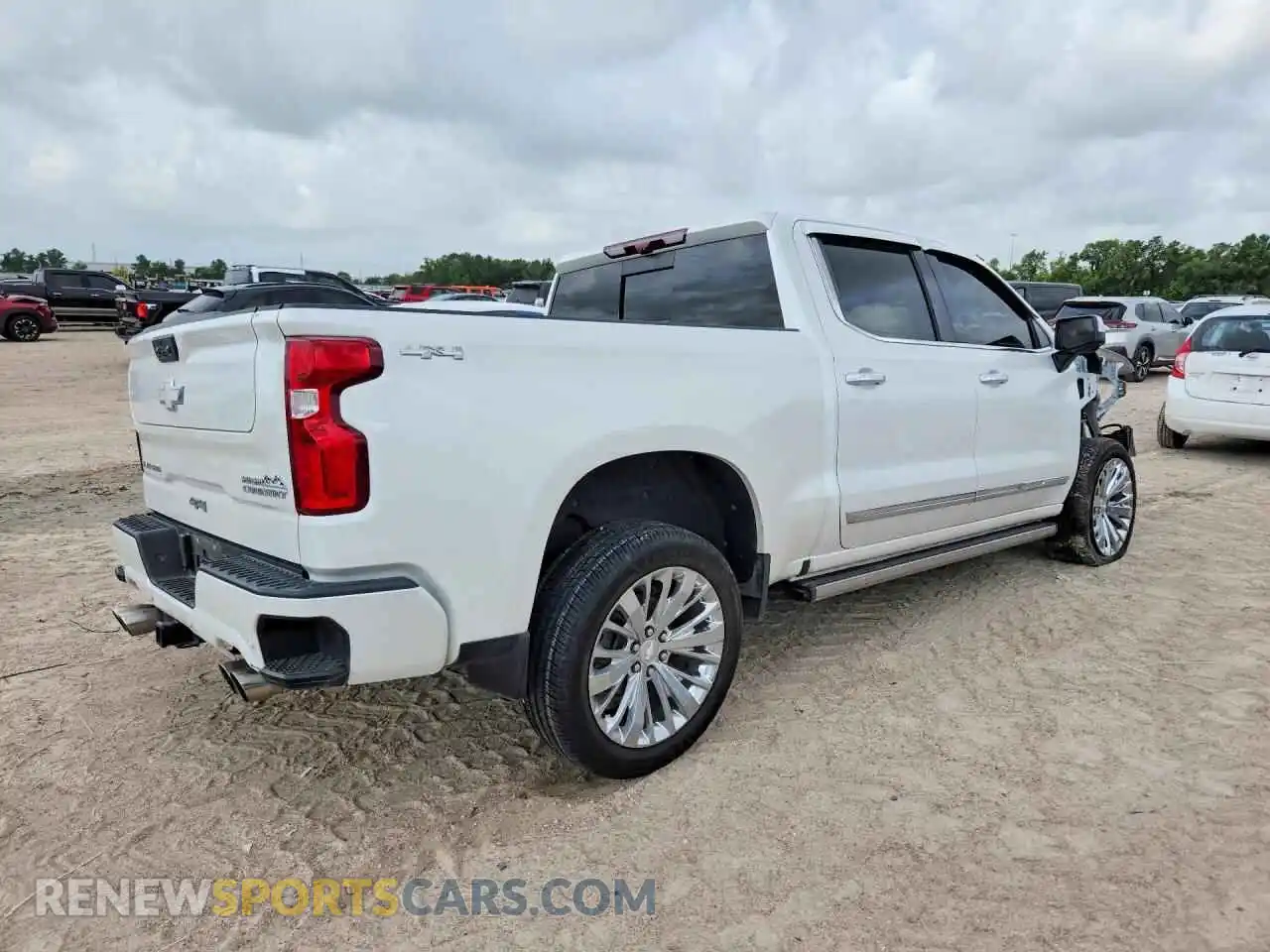 3 Photograph of a damaged car 1GCUDJEL0PZ254053 CHEVROLET SILVERADO 2023