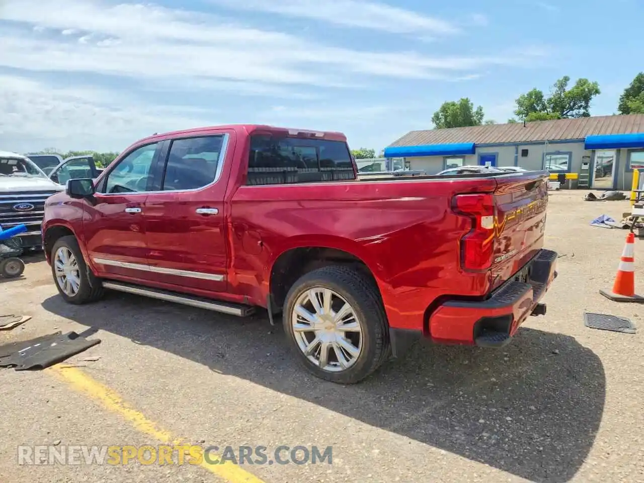 2 Photograph of a damaged car 1GCUDJEL7PZ190934 CHEVROLET SILVERADO 2023