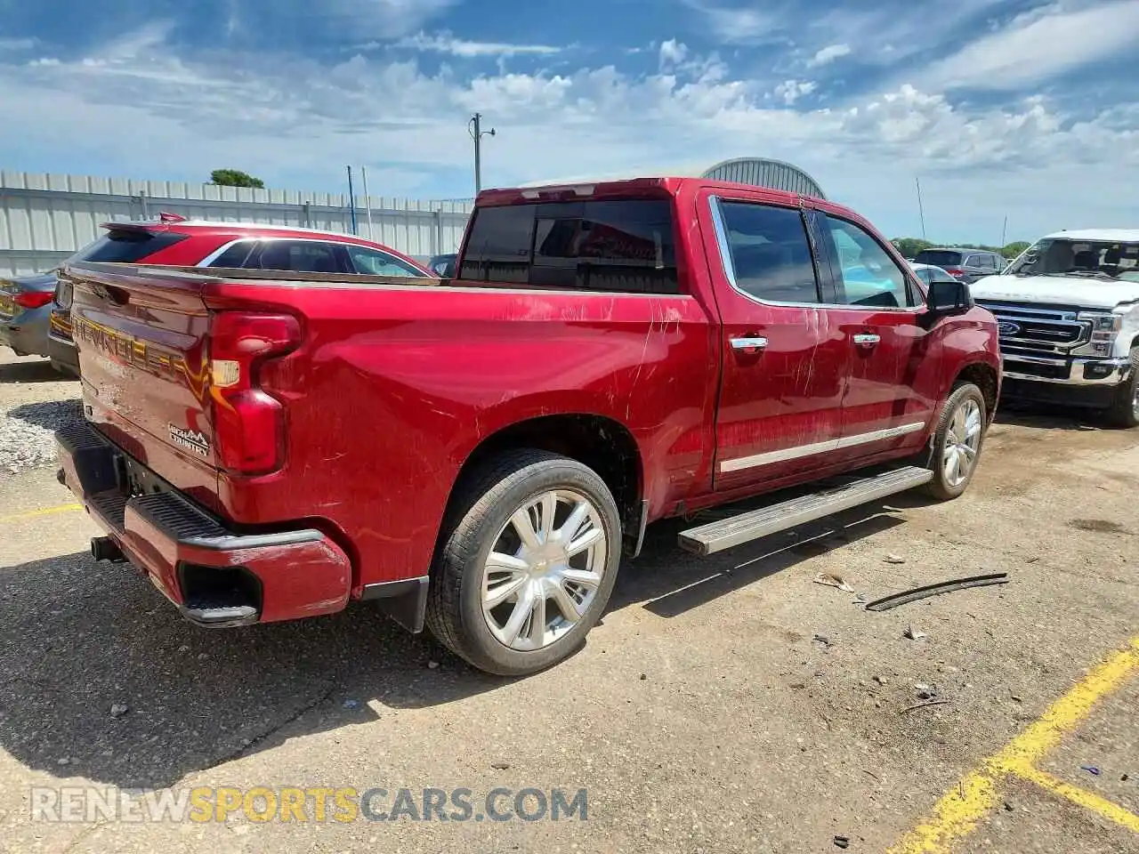 3 Photograph of a damaged car 1GCUDJEL7PZ190934 CHEVROLET SILVERADO 2023