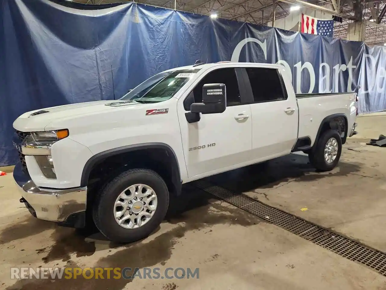 1 Photograph of a damaged car 2GC1YNEY8P1719486 CHEVROLET SILVERADO 2023