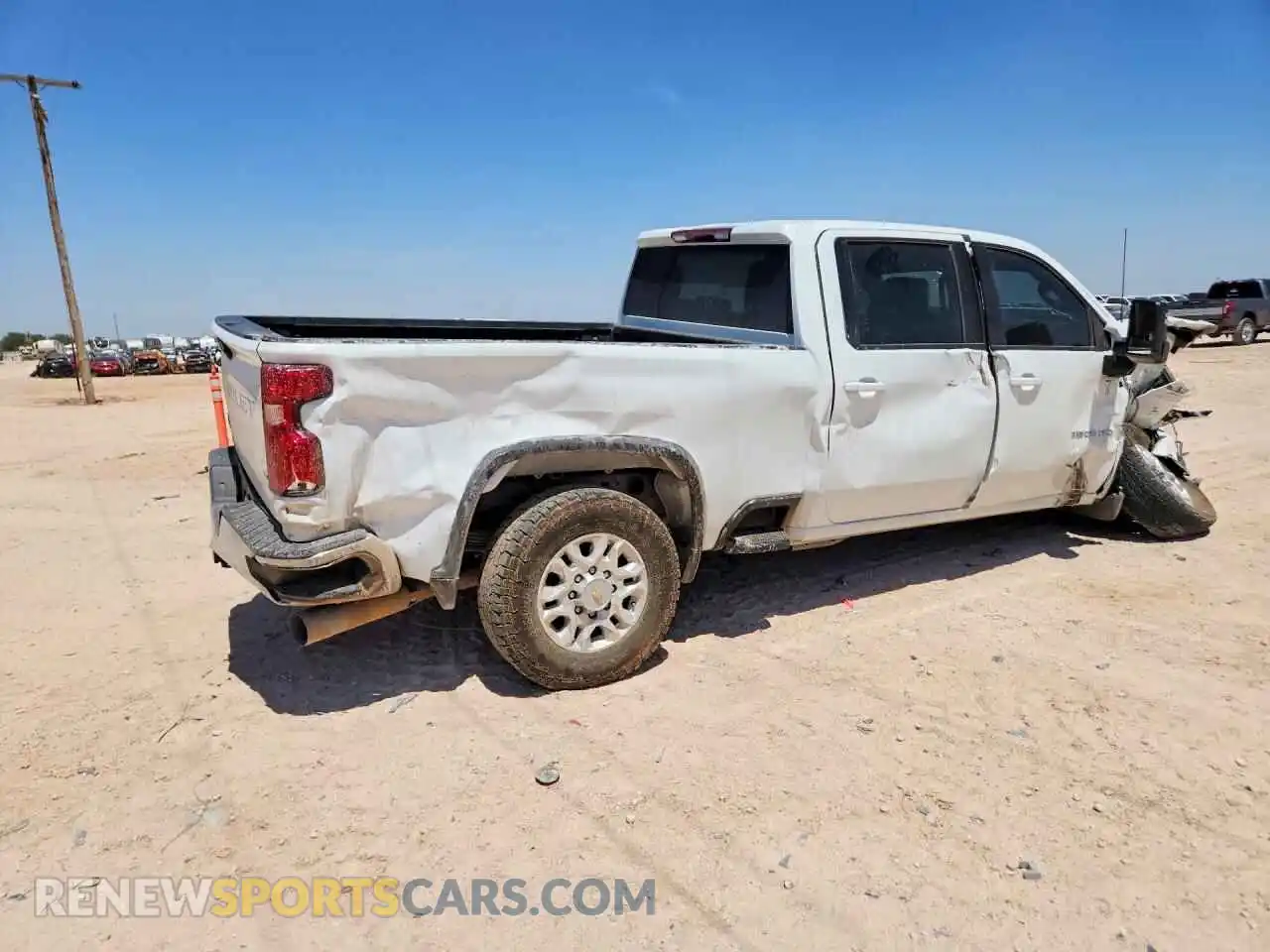 3 Photograph of a damaged car 2GC1YNEY9P1730187 CHEVROLET SILVERADO 2023