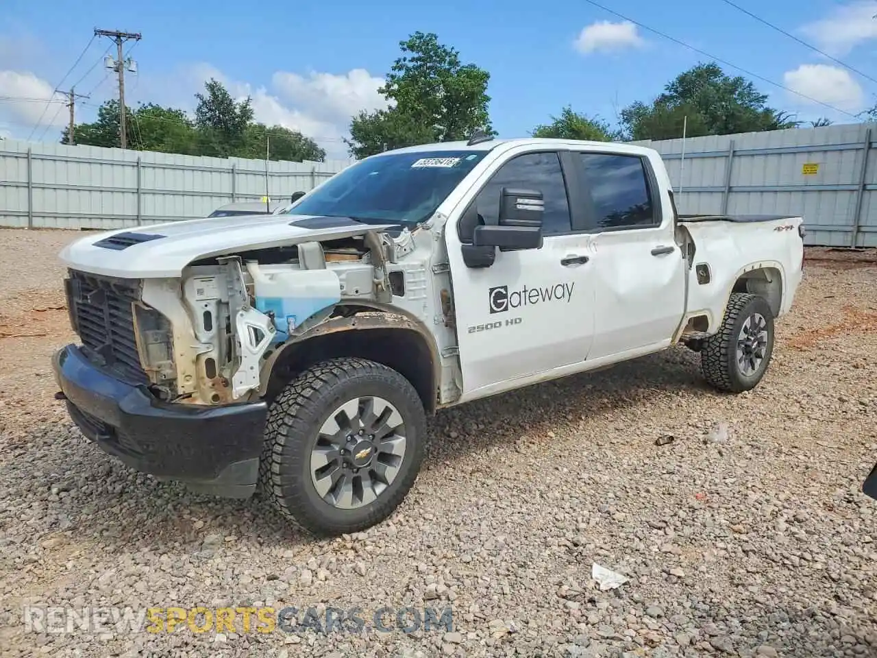 1 Photograph of a damaged car 2GC4YME71P1731719 CHEVROLET SILVERADO 2023