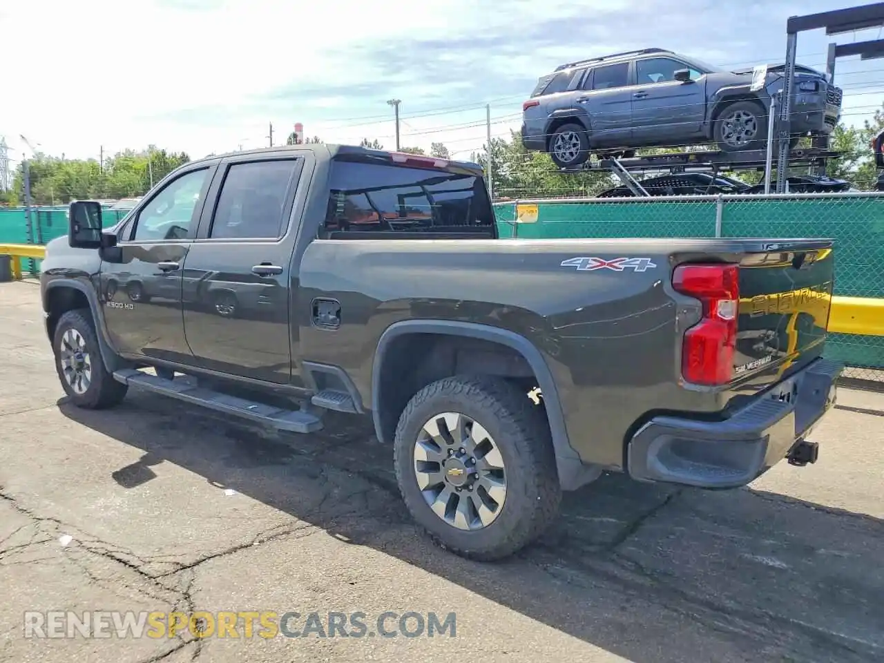 2 Photograph of a damaged car 2GC4YMEY7P1705201 CHEVROLET SILVERADO 2023