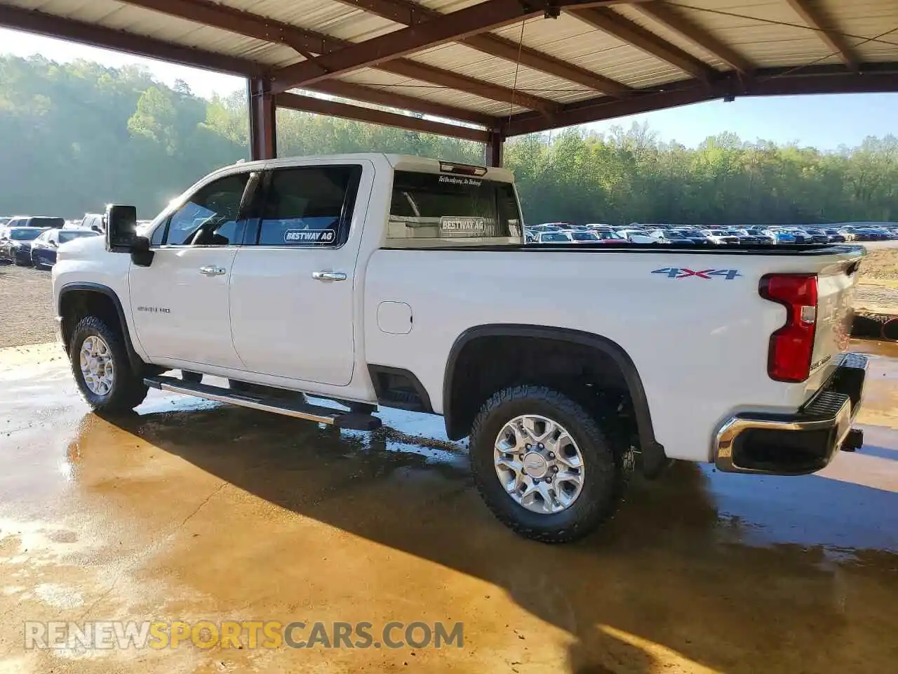 2 Photograph of a damaged car 2GC4YPEY2P1712123 CHEVROLET SILVERADO 2023