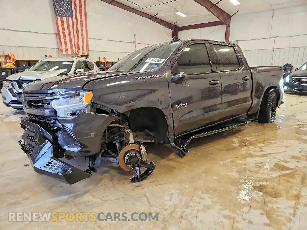 1 Photograph of a damaged car 2GCPACED9P1111119 CHEVROLET SILVERADO 2023