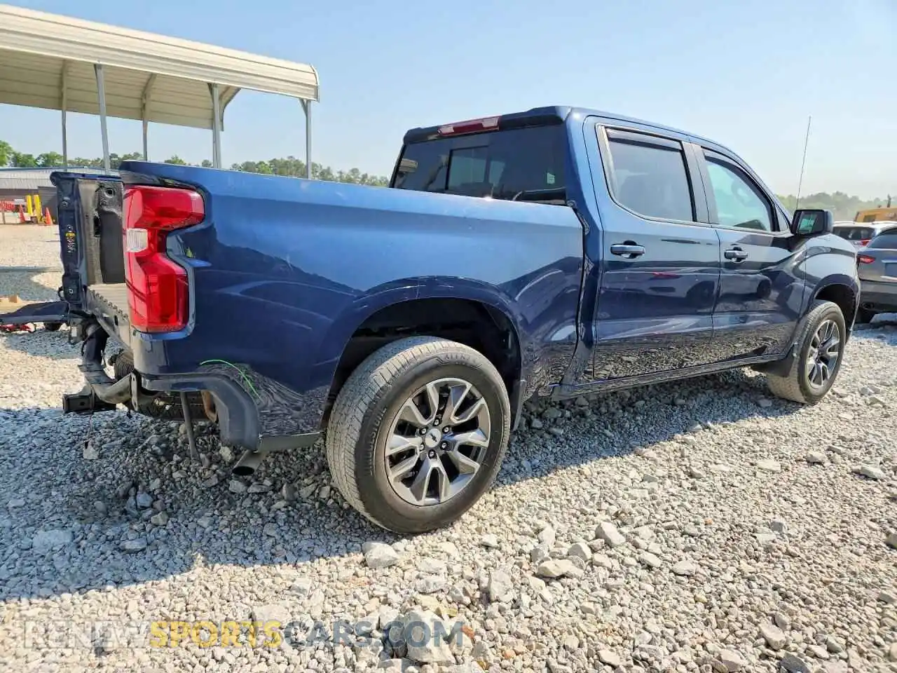 3 Photograph of a damaged car 2GCPADED6P1129275 CHEVROLET SILVERADO 2023