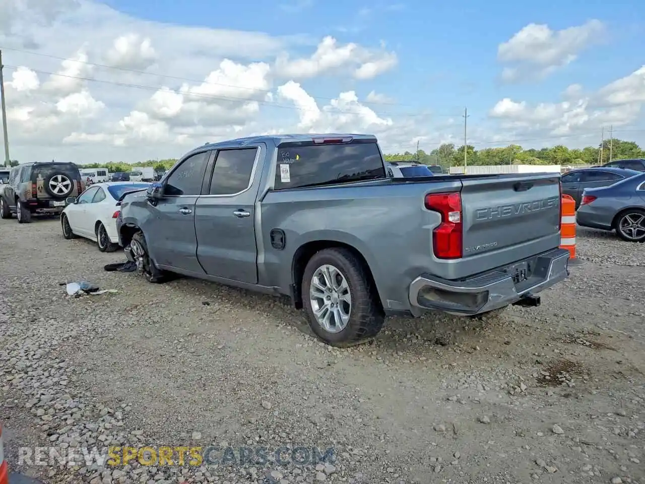 2 Photograph of a damaged car 2GCPAEED1P1111286 CHEVROLET SILVERADO 2023