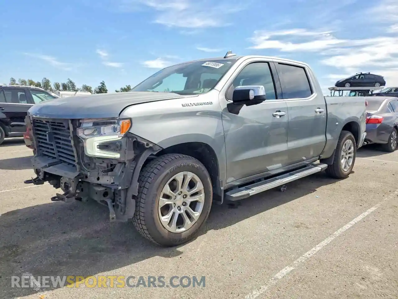 1 Photograph of a damaged car 2GCPAEED3P1138442 CHEVROLET SILVERADO 2023