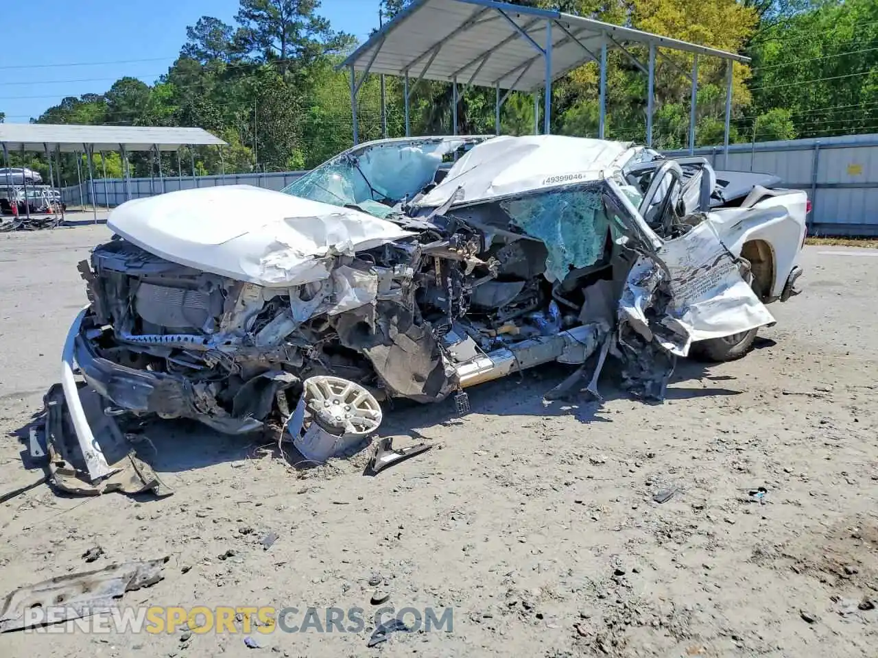 1 fotografías del automóvil dañado 2GCUDAED0P1102436 CHEVROLET SILVERADO 2023