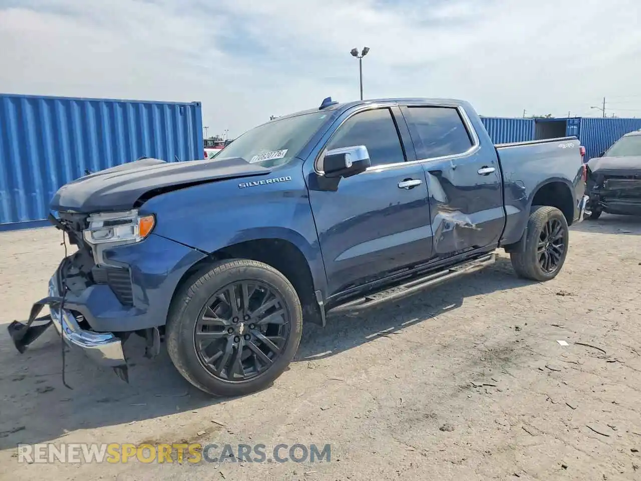 1 Photograph of a damaged car 2GCUDGED1P1119085 CHEVROLET SILVERADO 2023