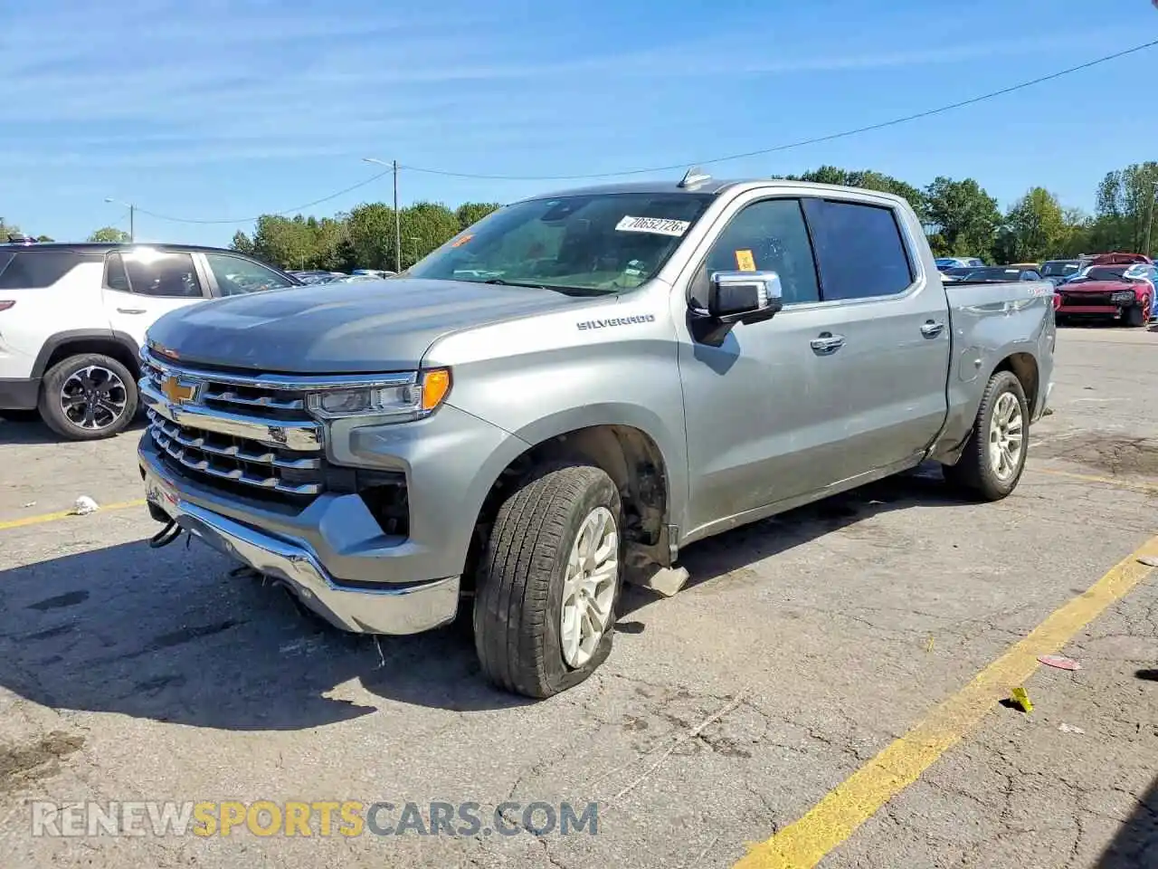 1 Photograph of a damaged car 2GCUDGED3P1108833 CHEVROLET SILVERADO 2023
