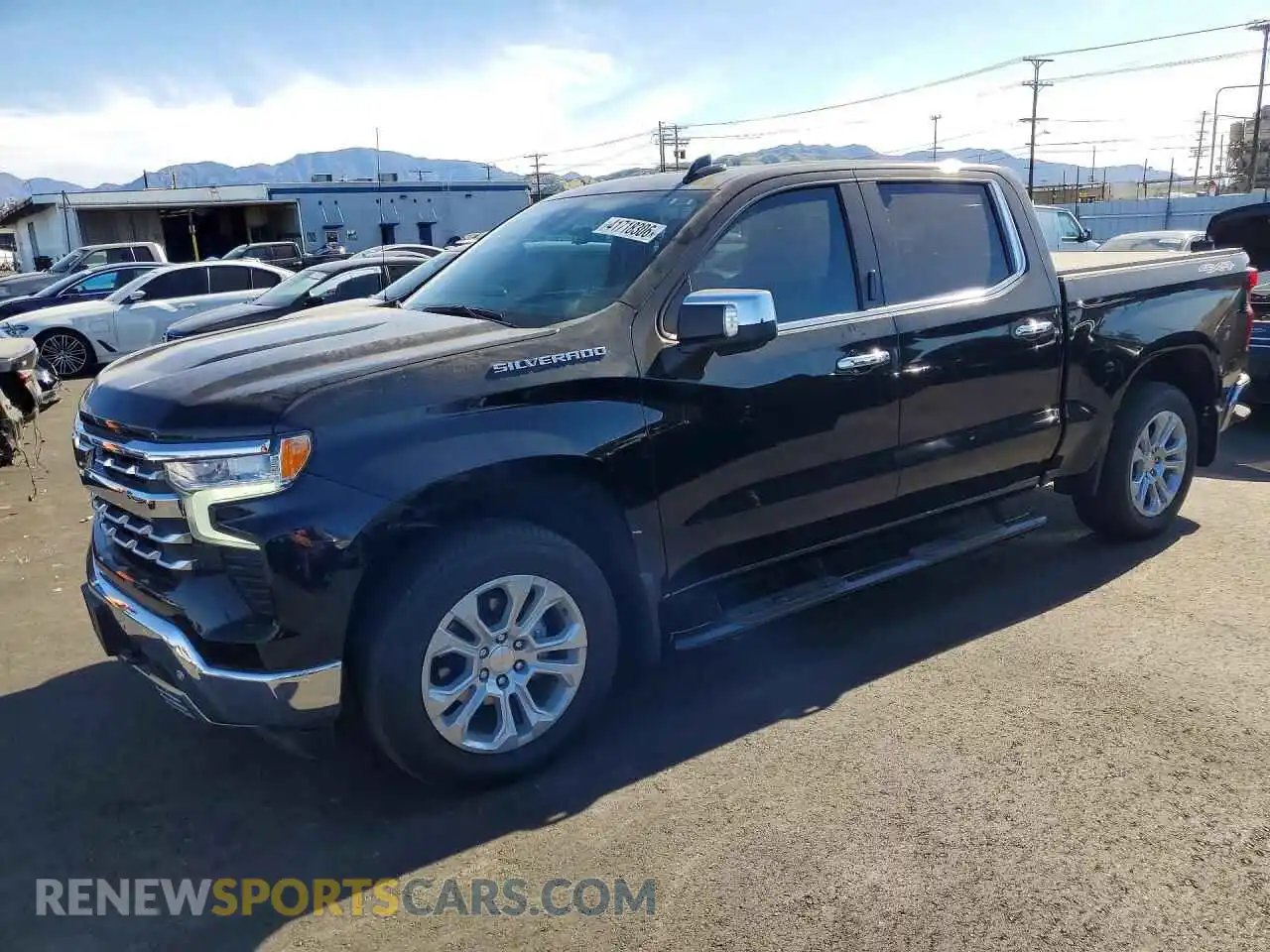 1 Photograph of a damaged car 2GCUDGED3P1149673 CHEVROLET SILVERADO 2023