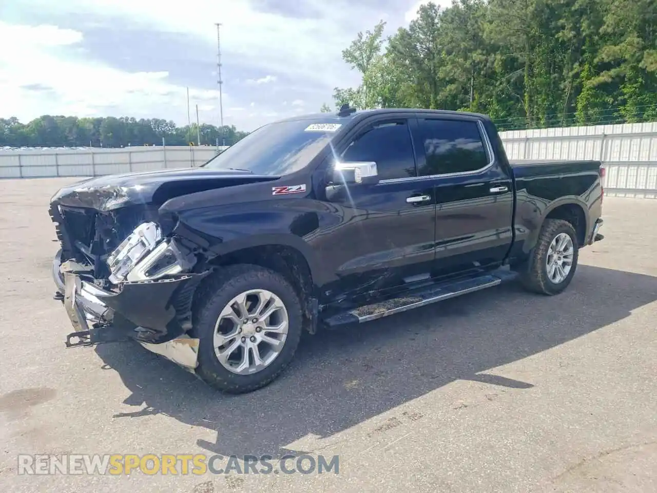 1 Photograph of a damaged car 2GCUDGED6P1131782 CHEVROLET SILVERADO 2023