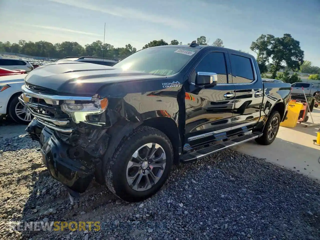 1 Photograph of a damaged car 2GCUDJED3P1113768 CHEVROLET SILVERADO 2023