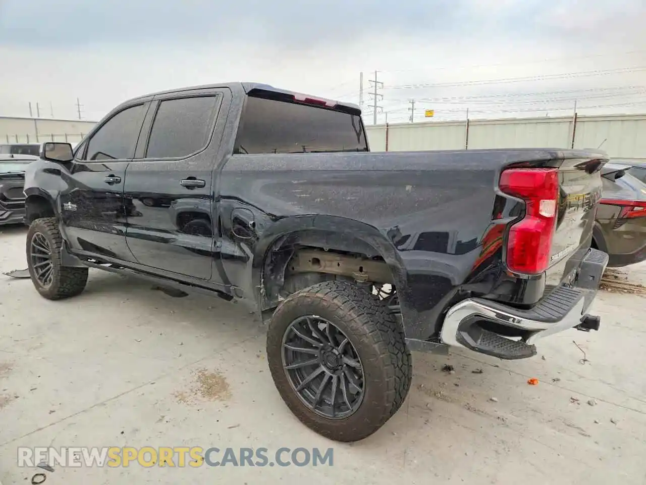 2 Photograph of a damaged car 3GCPACED9PG126212 CHEVROLET SILVERADO 2023
