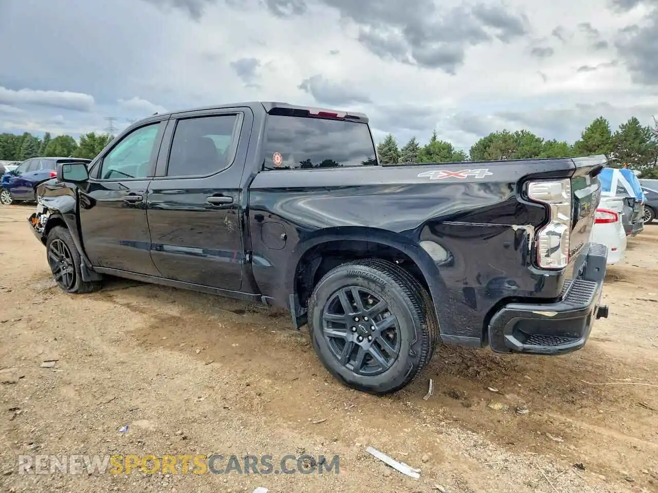 2 Photograph of a damaged car 3GCPDBEK1PG215823 CHEVROLET SILVERADO 2023