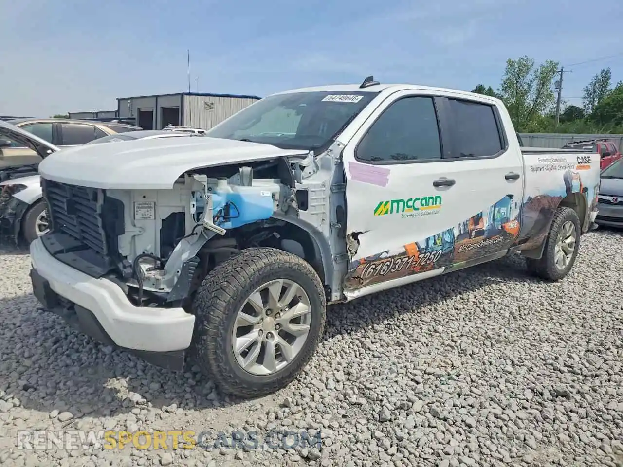 1 Photograph of a damaged car 3GCPDBEK9PG111449 CHEVROLET SILVERADO 2023