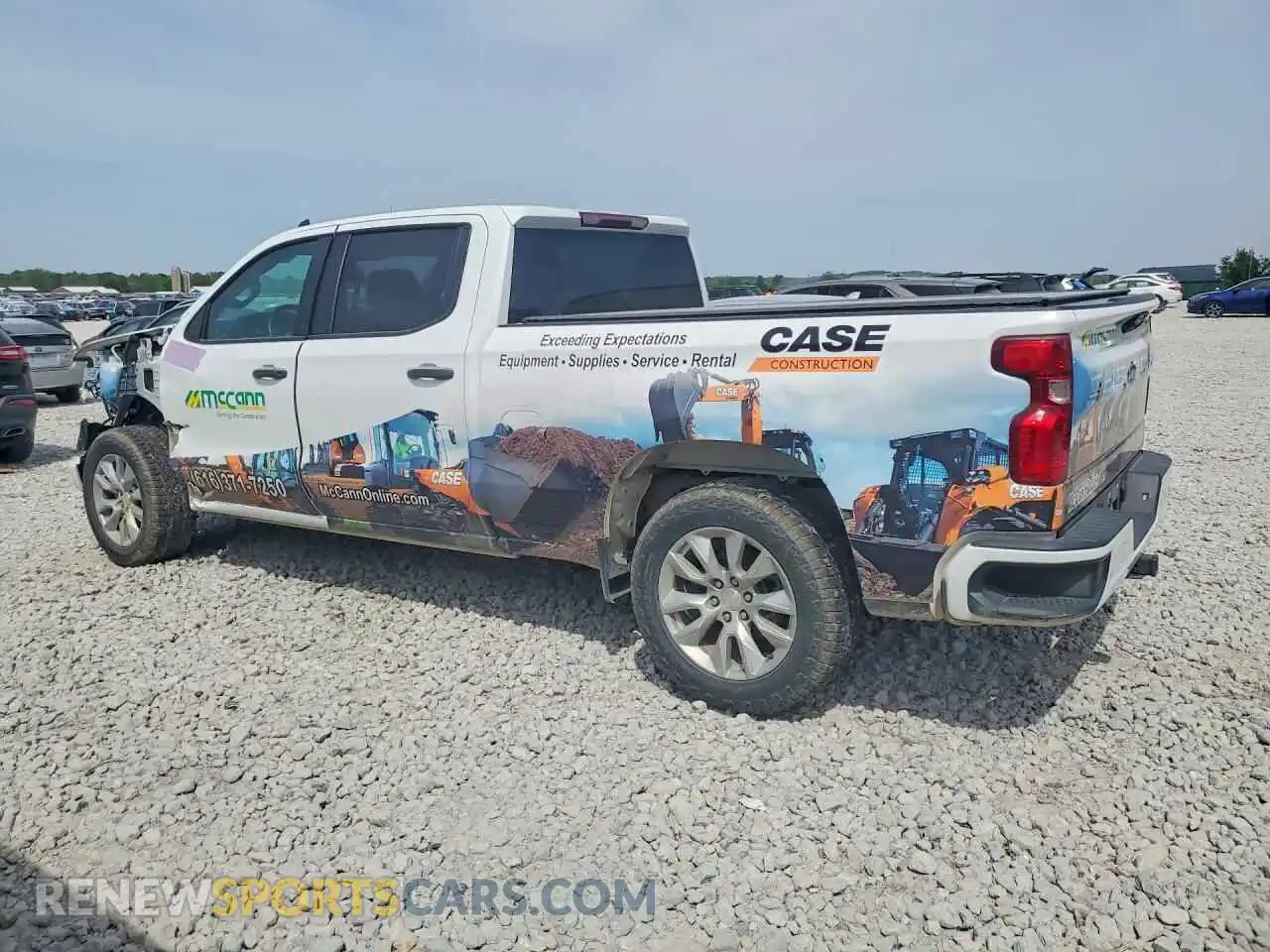 2 Photograph of a damaged car 3GCPDBEK9PG111449 CHEVROLET SILVERADO 2023