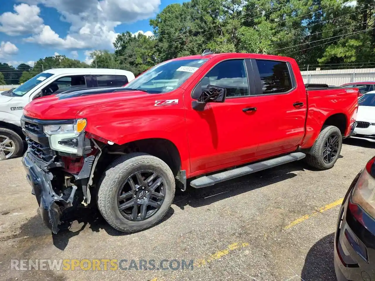 1 Photograph of a damaged car 3GCPDFEK7PG108251 CHEVROLET SILVERADO 2023