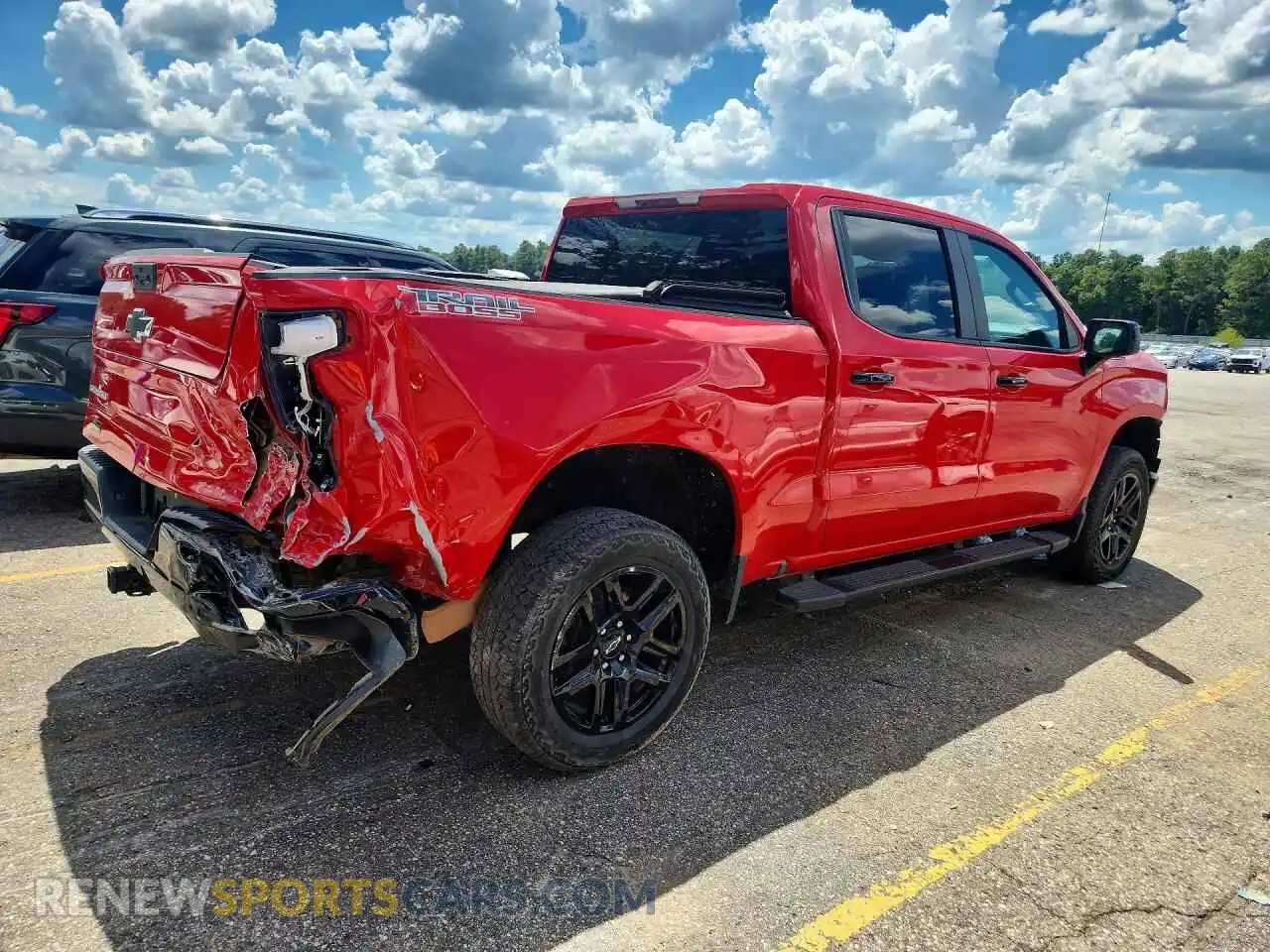 3 Photograph of a damaged car 3GCPDFEK7PG108251 CHEVROLET SILVERADO 2023