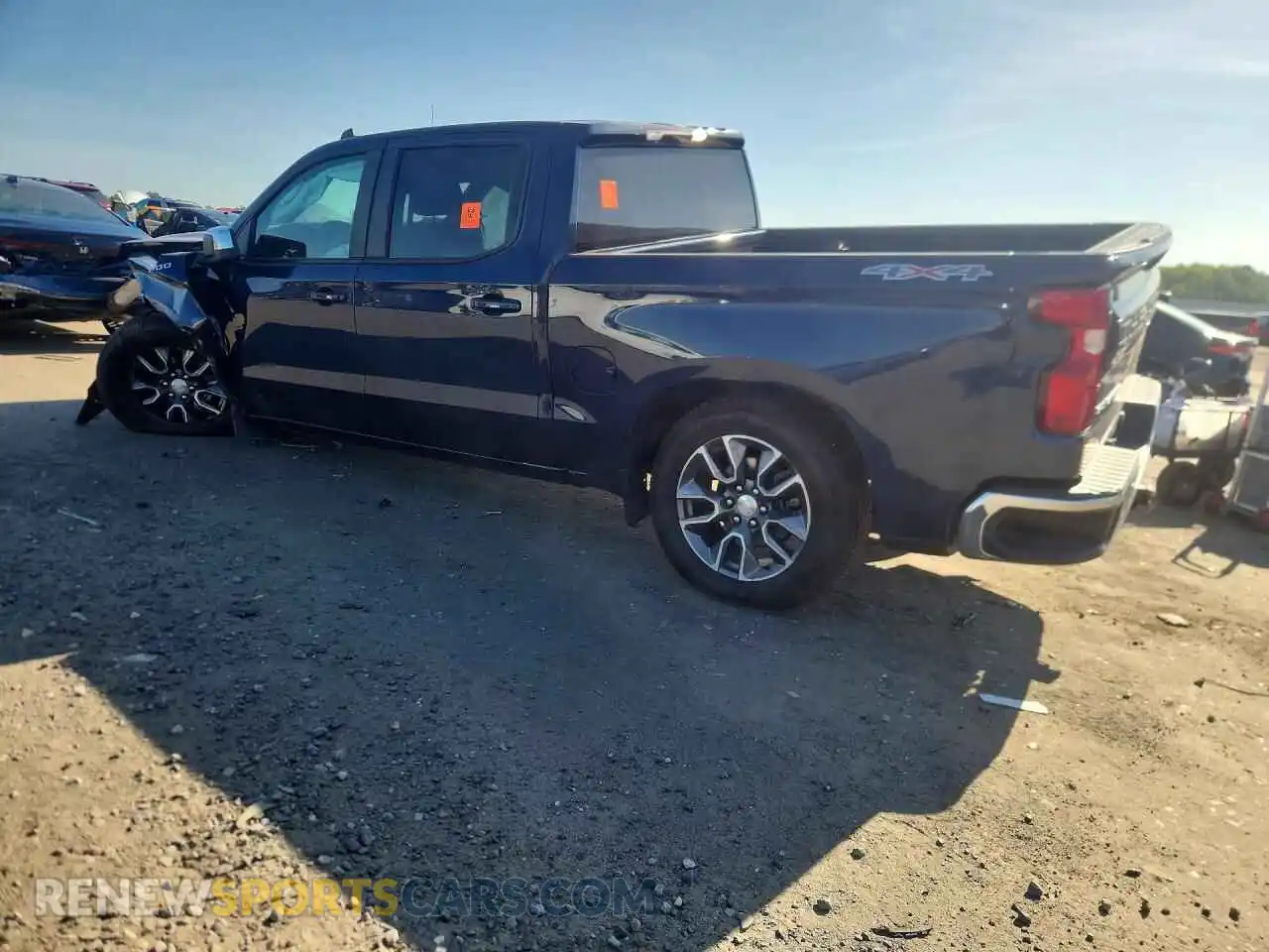 2 Photograph of a damaged car 3GCPDKEK4PG205190 CHEVROLET SILVERADO 2023
