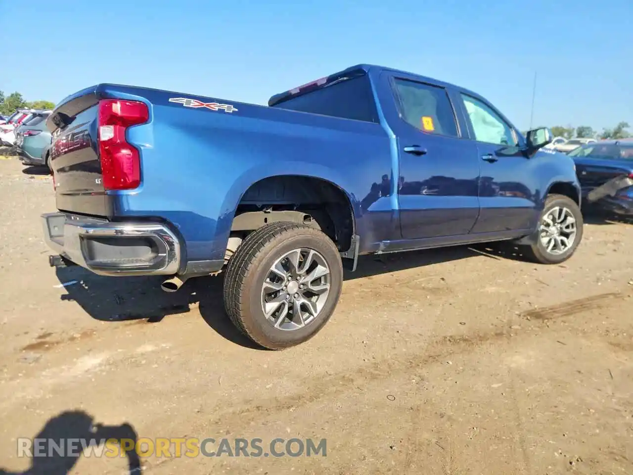 3 Photograph of a damaged car 3GCPDKEK4PG205190 CHEVROLET SILVERADO 2023